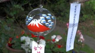 Japanese Wind Chime Furin Mt Fuji [upl. by Lois]