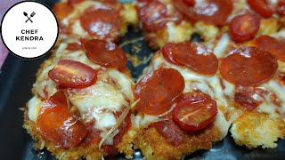 CHICKEN PARMESAN PIZZA  SO EASY  DELICIOUS [upl. by Narag]