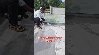 Pergola waterproofing shortsshortfeedshortsvideo [upl. by Leviralc310]