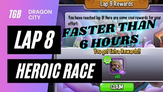 Lap 8 In Less Than 6 Hours Dragon City Heroic Race • High Crypt Keeper Dragon ☆☆☆ [upl. by Esinehs]