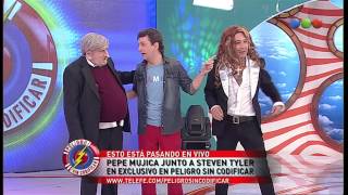 Pepe Mujica y Steven Taylor de Aerosmith  Peligro Sin Codificar [upl. by Schifra]