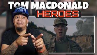 Tom MacDonald Heroes REACTION [upl. by Ahsinnek]