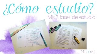 Cómo estudiar rápido y bien para un examen Mis pasos para estudiar  Nisabelt [upl. by Ila]