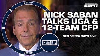 Nick Sabans Alabama amp UGA verdict  CFP playoff format ramification  Get Up [upl. by Ahcas668]