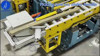 Picking Spacers Under Bundle Automation  Industrial ASRS Automated Storage Retrieval System [upl. by Burget]