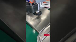 105 x 60mm cutting rules processed with TSD850B auto blade bender machine cnc [upl. by Irving572]