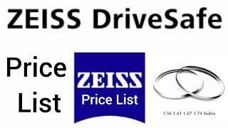 Carl Zeiss Price List  Drive safe  Dura Vision Platinum [upl. by Ibocaj]