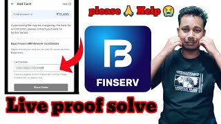 Live proof solve ✅💯Card not eligible for this transaction Contact Bajaj Finance Ltd to resolve this [upl. by Wilmar]