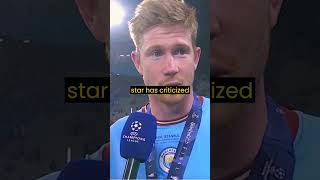 Kevin De Bruyne called out FIFA [upl. by Drofliw395]