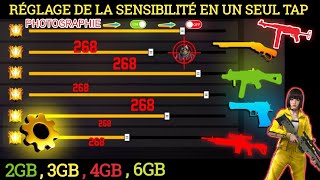 Réglage de la tête Free Fire 2024 Meilleurs paramètres de sensibilité Sensibilité [upl. by Aivon]