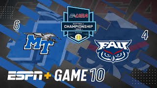 MTSU vs FAU CUSA Tournament 2023 Softball [upl. by Rahm]