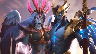 Crownfall ACT 4 ending cinematic Dota 2 [upl. by Airdnek787]