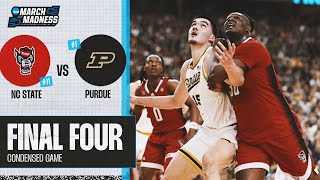 Purdue vs NC State  Final Four NCAA tournament extended highlights [upl. by Penney]