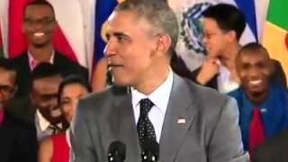 Obama Speaks Jamaican Patois quotWah Gwan Jamaicaquot [upl. by Knutson]