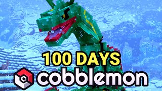 I Spent 100 Days In Minecraft Cobblemon Heres What Happened [upl. by Behn]