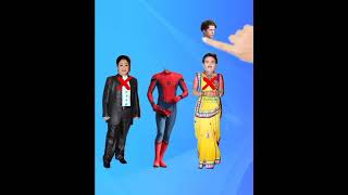 Ai Made Jethalal 😎 Tom Holland as Spiderman 😍 Daya bhabhi wrong head change challenge 🔥😜 art adda [upl. by Hsirrehc]