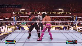 WWE 2K24Seth Rollins VS VK [upl. by Namor]