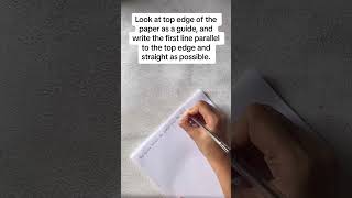 Good handwriting hacks  improve handwriting  practice neat handwriting  penmanship skills hacks [upl. by Bilek]