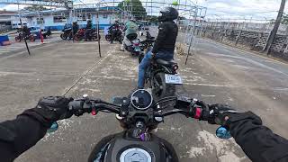 Moto Gymkhana Open Free Play  XSR155  Ride Academi  Bazaar City Philippines [upl. by Neenad]