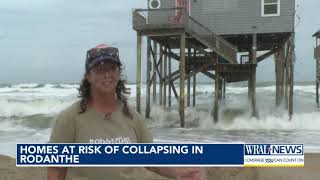 Homes at risk of collapsing in Rodanthe [upl. by Janie]