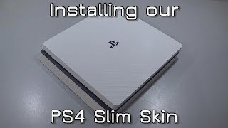 How to install our PS4 Slim Skin [upl. by Eaj]