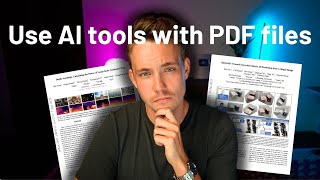 How to use AI tools with PDF files [upl. by Aissert983]