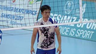 25 07 2017 VOLLEYBALL HIGHLIGHTS MEN JAPAN vs RUSIA DEAFLYMPICS 2017 [upl. by Aliak]