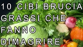 10 cibi brucia grassi che fanno dimagrire  FoodVlogger [upl. by Adama47]