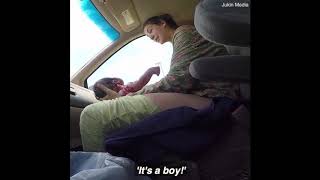 Incredible Woman give birth in the car [upl. by Ailyt96]