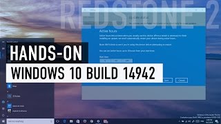 Windows 10 build 14942 Handson with Start menu Settings Registry and more [upl. by Adaliah]