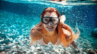 Siesta Key snorkeling  Point of Rocks [upl. by Aihsemak896]