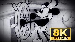 Steamboat Willie 8k Remastered [upl. by Nagam749]