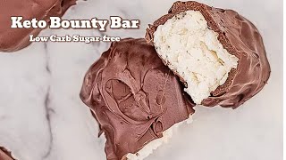 Keto Bounty Bars  The Best Keto Chocolate Bars [upl. by Ecnedurp358]