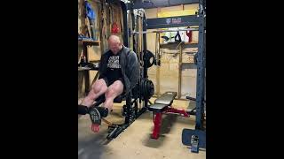 Home gym LEG WORKOUT with MAJOR FITNESS allinone smith machine and the leg extension attachment [upl. by Abner453]