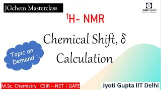 Chemical Shift Calculation 1HNMR Spectroscopy Calculate the shift in 1h NMR Physical Chemistry [upl. by Llehsor278]