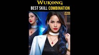 BEST SKILL wukong character on fire combination freefire🔥 youtubeshorts 🔥 [upl. by Ecylahs]