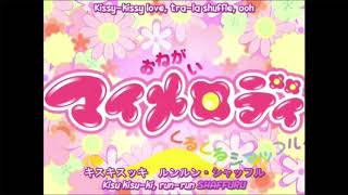 Onegai My Melody Kuru Kuru Shuffle Opening [upl. by Nohsad]