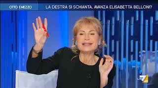 Otto e Mezzo la7  La destra si schianta avanza Elisabetta Belloni [upl. by Booker321]