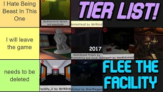 RANKING EVERY MAP ON FLEE THE FACILITY TIER LIST [upl. by Egedan]