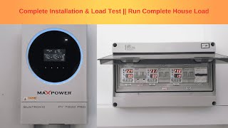 MaxPower Suntronic PV7000  Without Battery Load Test [upl. by Nwavahs]