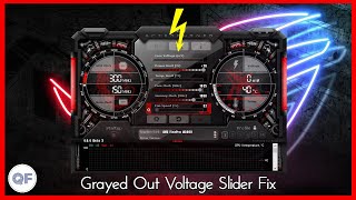 How To Fix MSI Afterburners Grayed Out Voltage Slider [upl. by Arthur364]