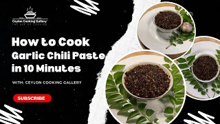 Homemade Garlic Chili Paste Recipe  Spicy amp Flavorful Condiment  Vegan Chili Paste Recipe [upl. by Ahseirej]