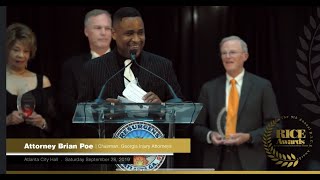 Flashback Friday  Attorney Brian Poes RICE Torch Award Acceptance Speech 2019 [upl. by Isaacs]