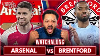 Arsenal 21 Brentford  Premier League  Watchalong WTroopz [upl. by Lloyd584]