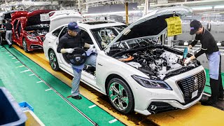 Inside Japanese Mega Factory Producing the Luxurious Toyota Crown [upl. by Babby467]