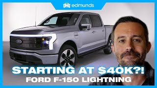 Ford F150 EV Reveal  The F150 Lightning Is Fords AllNew Electric Truck  Price Range amp Towing [upl. by Adnauq]