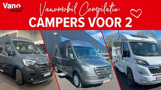 Compilatie campers voor avontuurlijke uitstappen met 2  Nieuw in de showroom bij Vanomobil [upl. by Dnalloh]