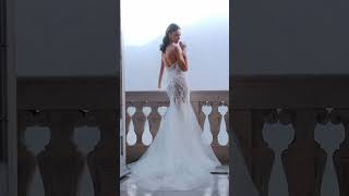 Teresa wedding dress by OKSANA MUKHA weddingdress bridetobe wedding [upl. by Moselle]