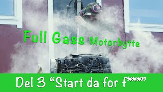 FULL GASS Huyndai h100 motorbytte Episode 3 [upl. by Eibor]