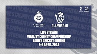 MIDDLESEX V GLAMORGAN LIVE STREAM  COUNTY CHAMPIONSHIP DAY FOUR [upl. by Sigsmond]